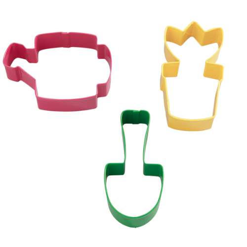 Garden Theme Cookie Cutter Set - 3 pc - Click Image to Close